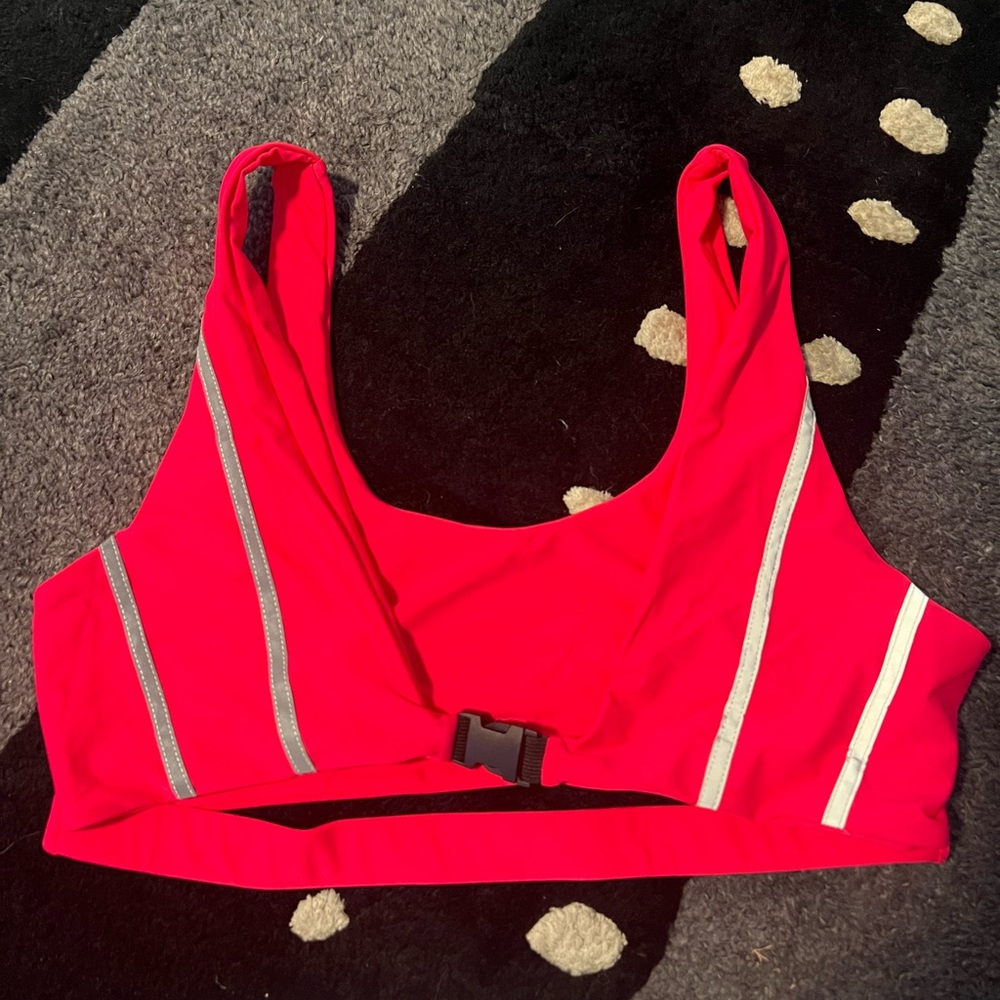 Rave Top with Reflective Stripes